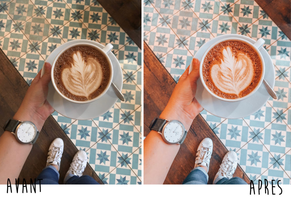 latte art avant après paris lightroom presets