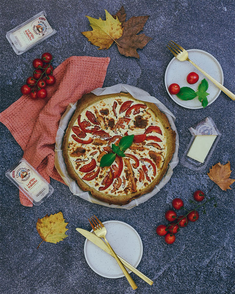 Tarte tomate et Chaussée aux Moines 100% homemade