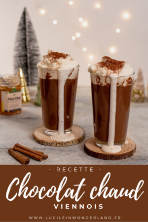 épingle Pinterest recette du chocolat chaud viennois